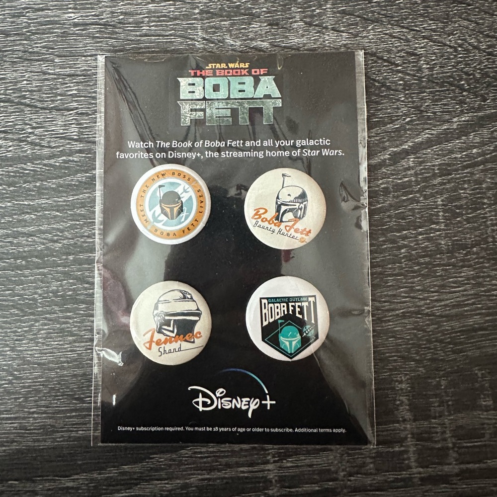 Book of Boba Fett pin set